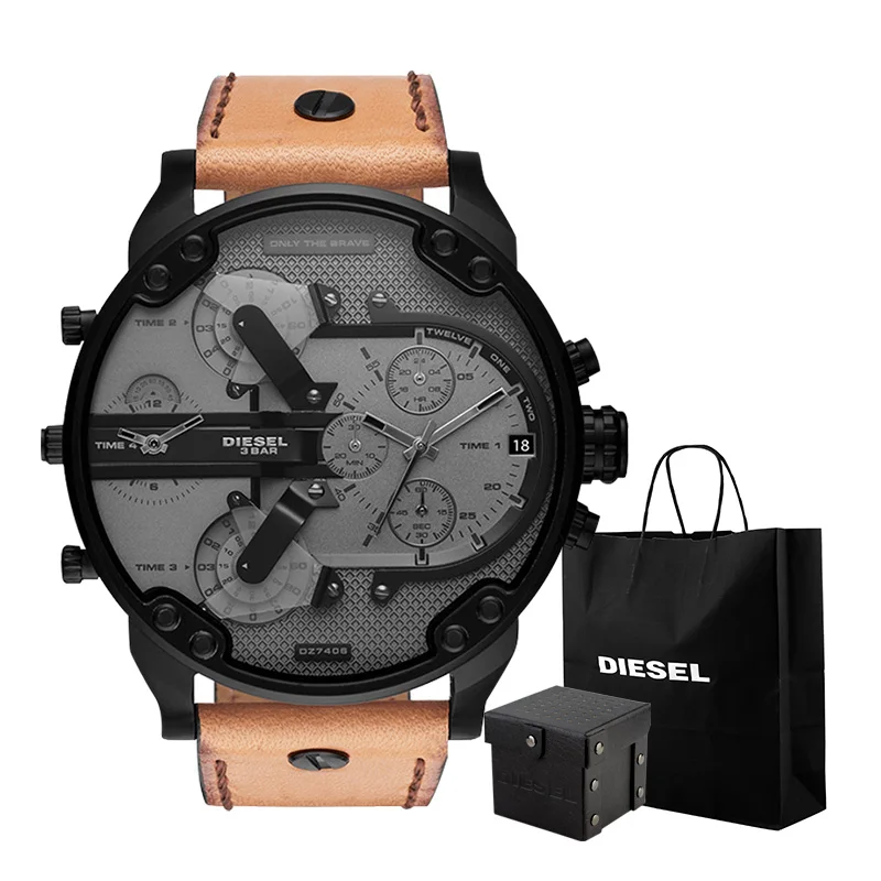 Diesel watch clocks and watches for men sports waterproof quartz watch
