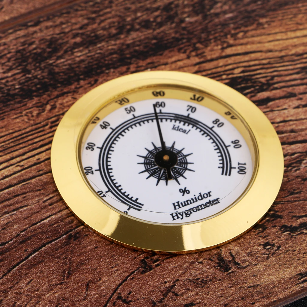 Large Capacity Cigar Box Solid Wood Cigar Humidor Case Cigar Storage Box with Hygrometer and Humidifier