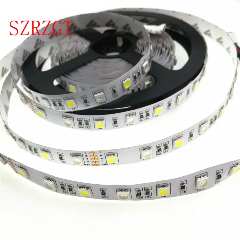 5 м 60 Светодиодный/m 300 светодиодный s SMD 5050 смешанных Цвет RGBW RGB+(теплый/холодный белый) RGBWW RGBCW Светодиодные ленты 5pin DC12V IP30/IP65/IP67