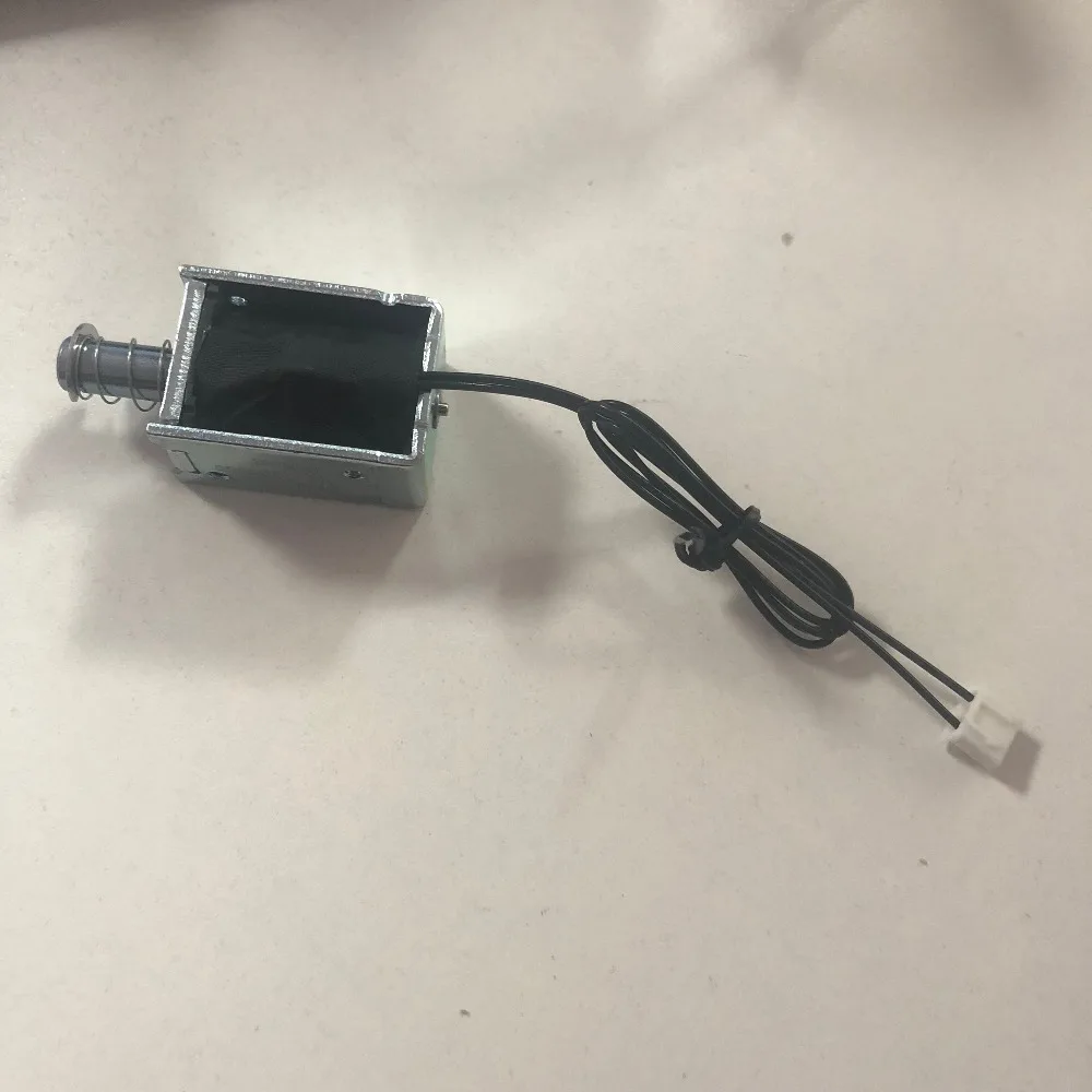 Электромагнит с нажимным соленоидом DC 220V 48 4 W 1500g 200g сила 1 мм 12 мм|solenoid pull|solenoid