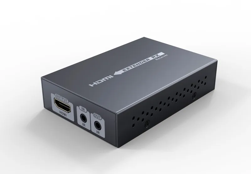 HDBaseT HDMI удлинитель по cat5e/6 кабель HDMI удлинитель ИК Контроль HDMI 1,4 В до 70 м 3D 4 к x 2 к с 12 В адаптер питания