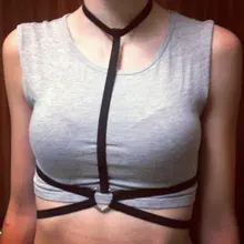 Новое поступление женский бюст бандаж сексуальный грудь бондаж Бюстгальтер черный Фетиш связывание пастельный, готический подвязка пояс в розницу