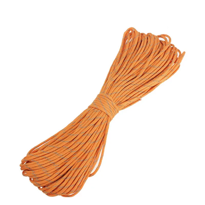 10FT عاكسة 550 Paracord في حبل نوع مل المواصفات III 7 ستراند الضوء المنعكس ل بقاء المظلة أسورة بالحبال 10FT عاكسة 550 Paracord في حبل نوع مل المواصفات III 7 ستراند الضوء المنعكس ل بقاء المظلة أسورة بالحبال