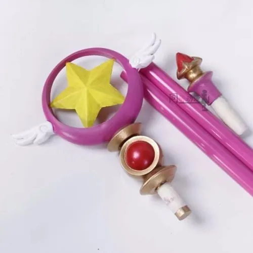 CARDCAPTOR SAKURA Card Captor Sakura Birdhead Star Magic Stick палочка аксессуары для косплея Porp