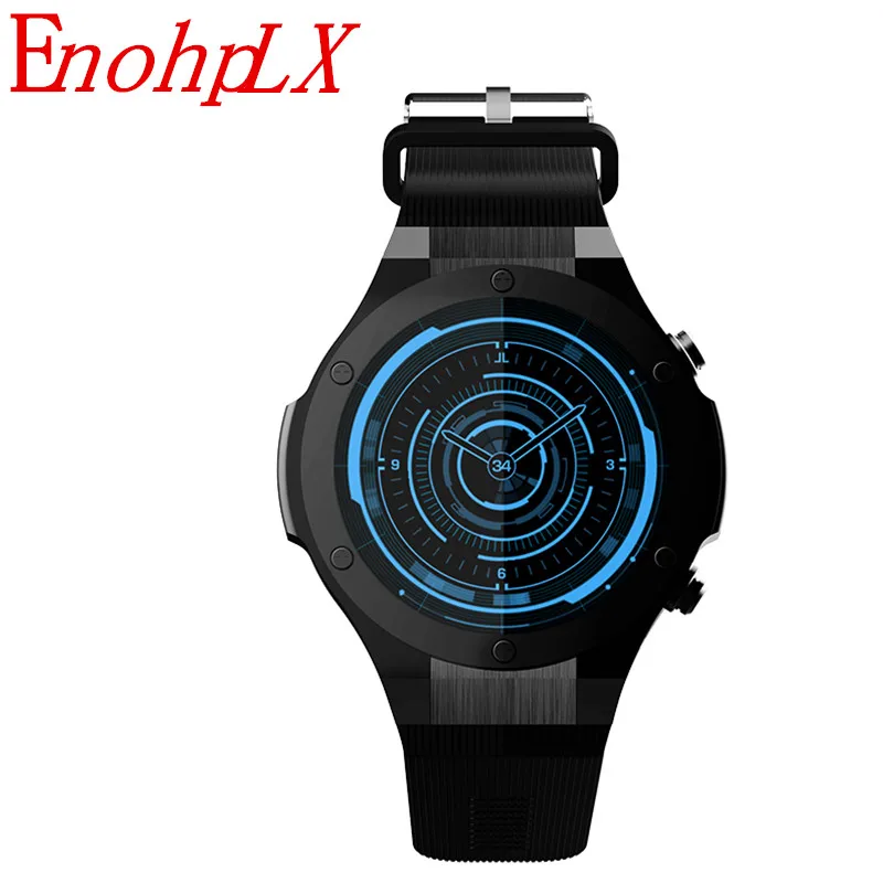 

EnohpLX H2 Smart Watch MTK6580 Life Waterproof Quad Core GPS Wifi 3G Heart Rate 500W 1G RAM 16G ROM For iphone X Android