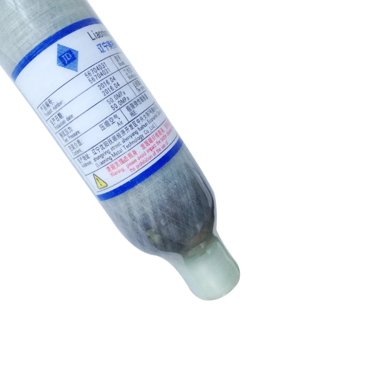 PCP Пейнтбольный бак 0.5L цилиндрический корпус из углеродного волокна 4500 PSI M18 * 1 5|pcp