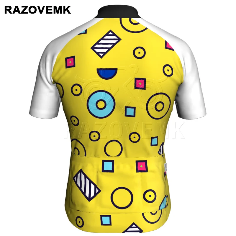 razovemk Велосипеды Джерси велосипед MTB Велосипеды велосипедная одежда Maillot Велосипеды с коротким рукавом для мужчин только в том случае