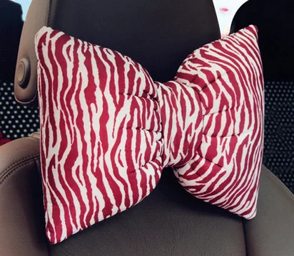 neck pillow 2pcs 2 шт. женские подушки подголовника для шеи с бабочкой и бантом/поддержка поясницы, 18 вариантов, аксессуары для автомобиля для девочек - Цвет: neck pillow 2pcs