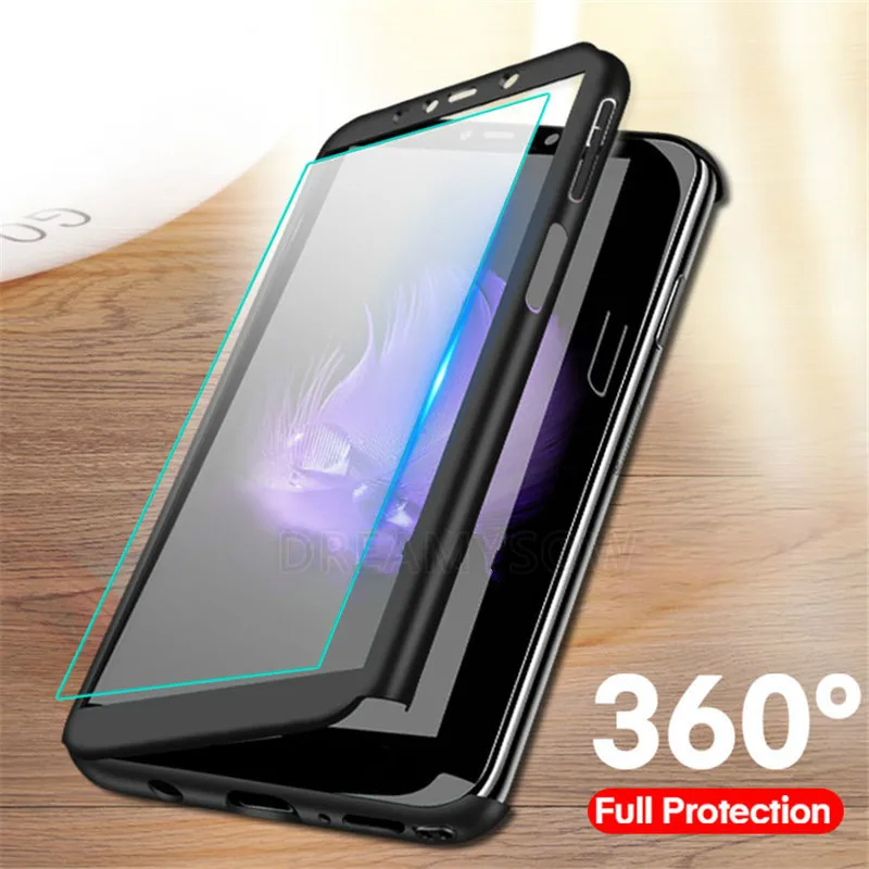 

Luxury 360 Full Cover Phone Case For Huawei Y5 Y9 Prime 2019 P Smart Z Shockproof Cover For Honor 8S 8C 8X 8 9 10 Lite Fund Capa