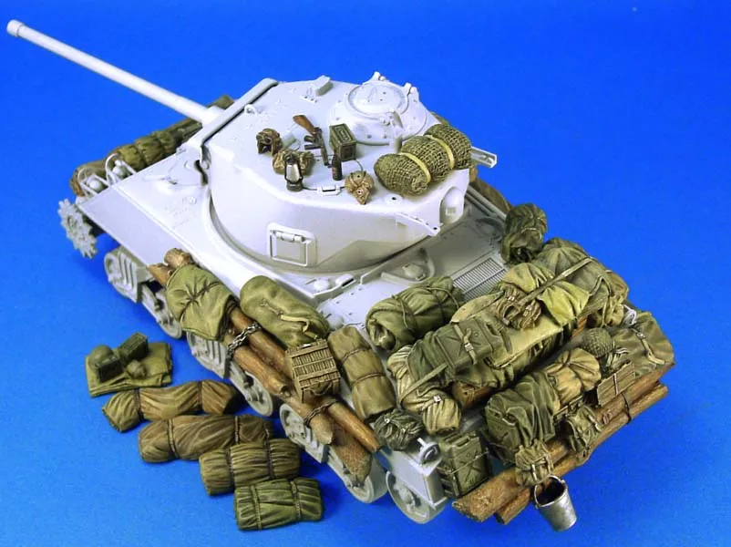 1/35 Шерман набор складов(1) не включает в себя Танк Игрушка Смола модель миниатюрный комплект unassembly Неокрашенный