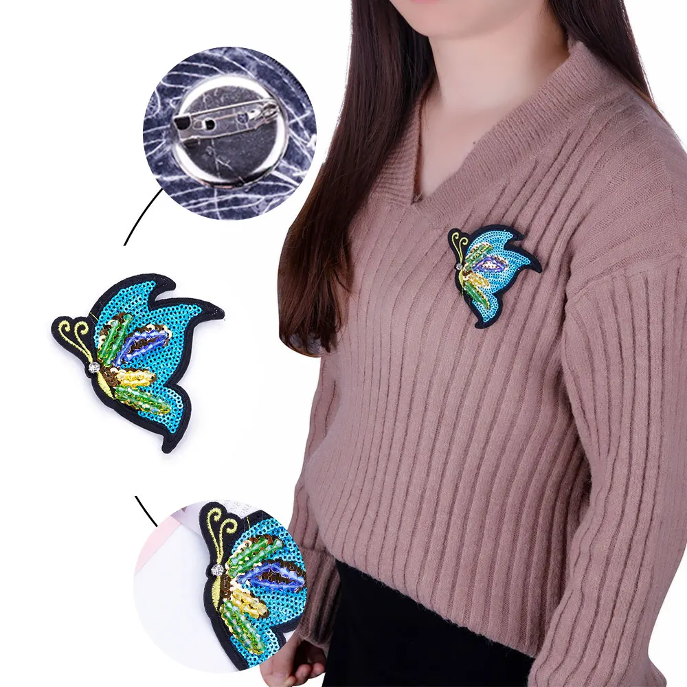 Женская брошка ALLYES красивая бабочка с кристаллами|butterfly brooches for women|brooches womenbrooch