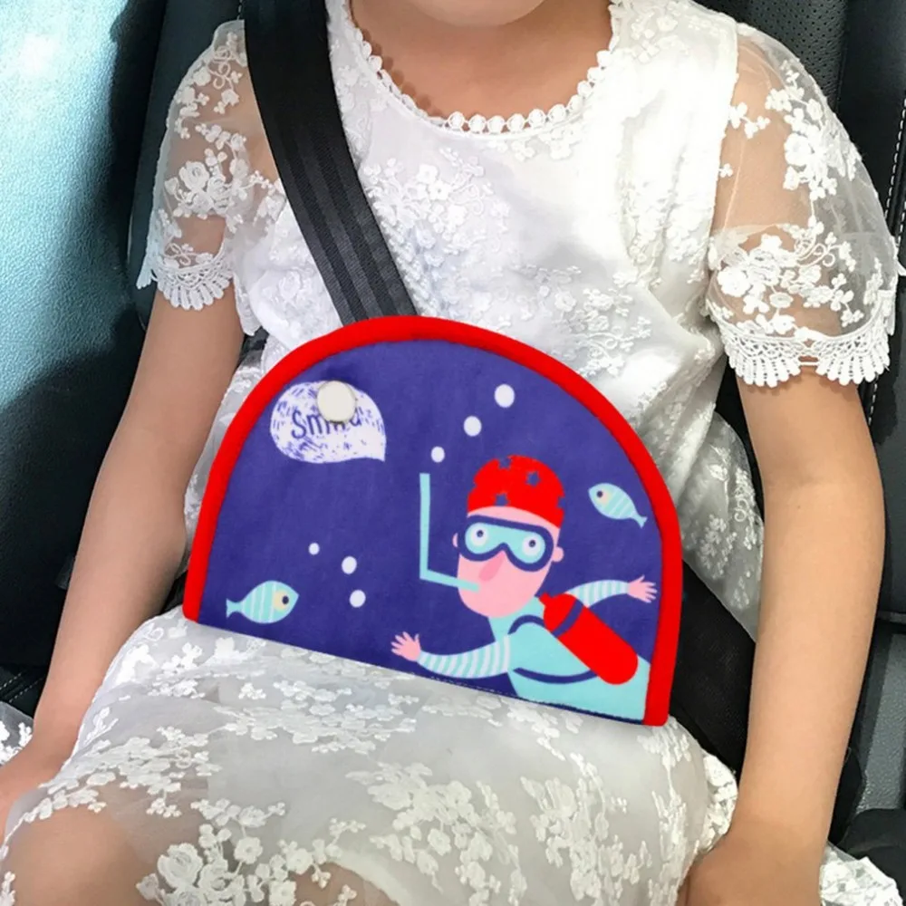 

newTriangle Car Safety Belt Baby Kids Children Seat Belt Holder Triangle Safety Restraint Belt Protector Car Interiors