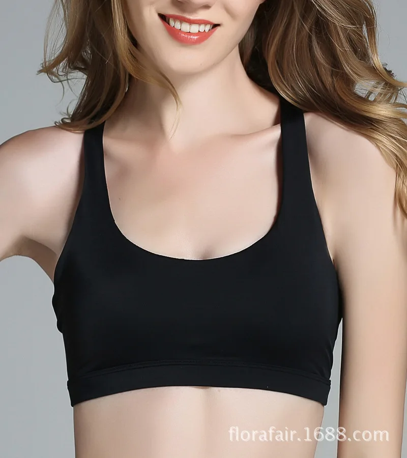 Дамы топ для фитнеса Stretch тренировки Топ Девушки Racerback нижнее белье R116