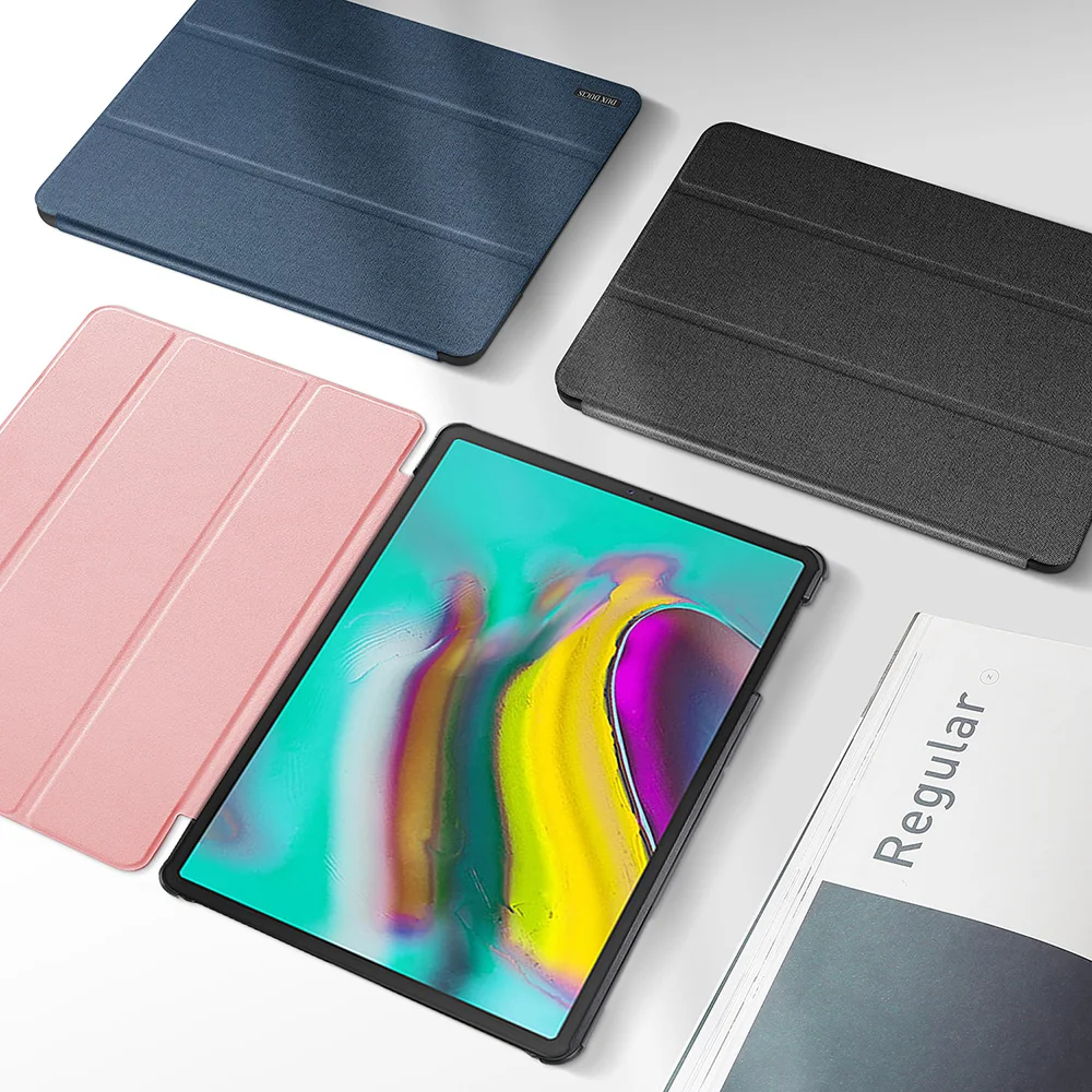 DUX DUCIS умный чехол из искусственной кожи для Samsung Galaxy TAB S5E 2019 откидной Магнитный