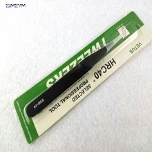 HRC40 градусов Многофункциональный Анти-статический антимагнитный sharp точка Нержавеющая сталь Пинцет ESD-10 для Инструменты для ремонта