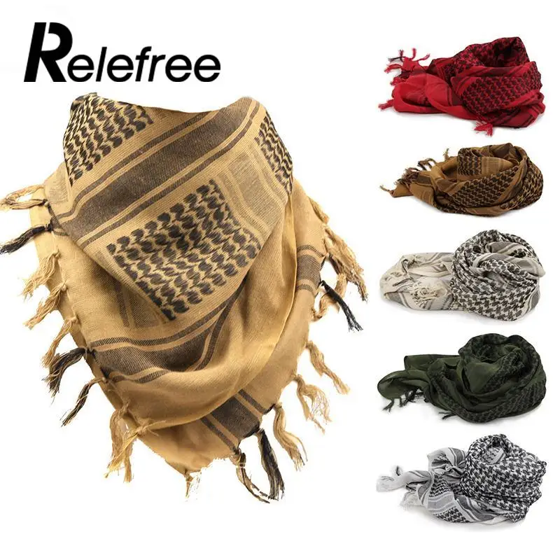 

1 pvs Thick Muslim Hijab Shemagh Tactical Desert Arab Scarves Men Women Winter Windy Military Windproof Hiking Scarf