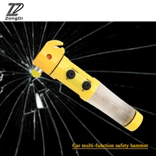 ZD 1X автомобильный молоток безопасности многофункциональный спасательный инструмент для hyundai solaris туксонский акцент Mazda 3 6 CX-5 Fiat punto ducato аксессуары