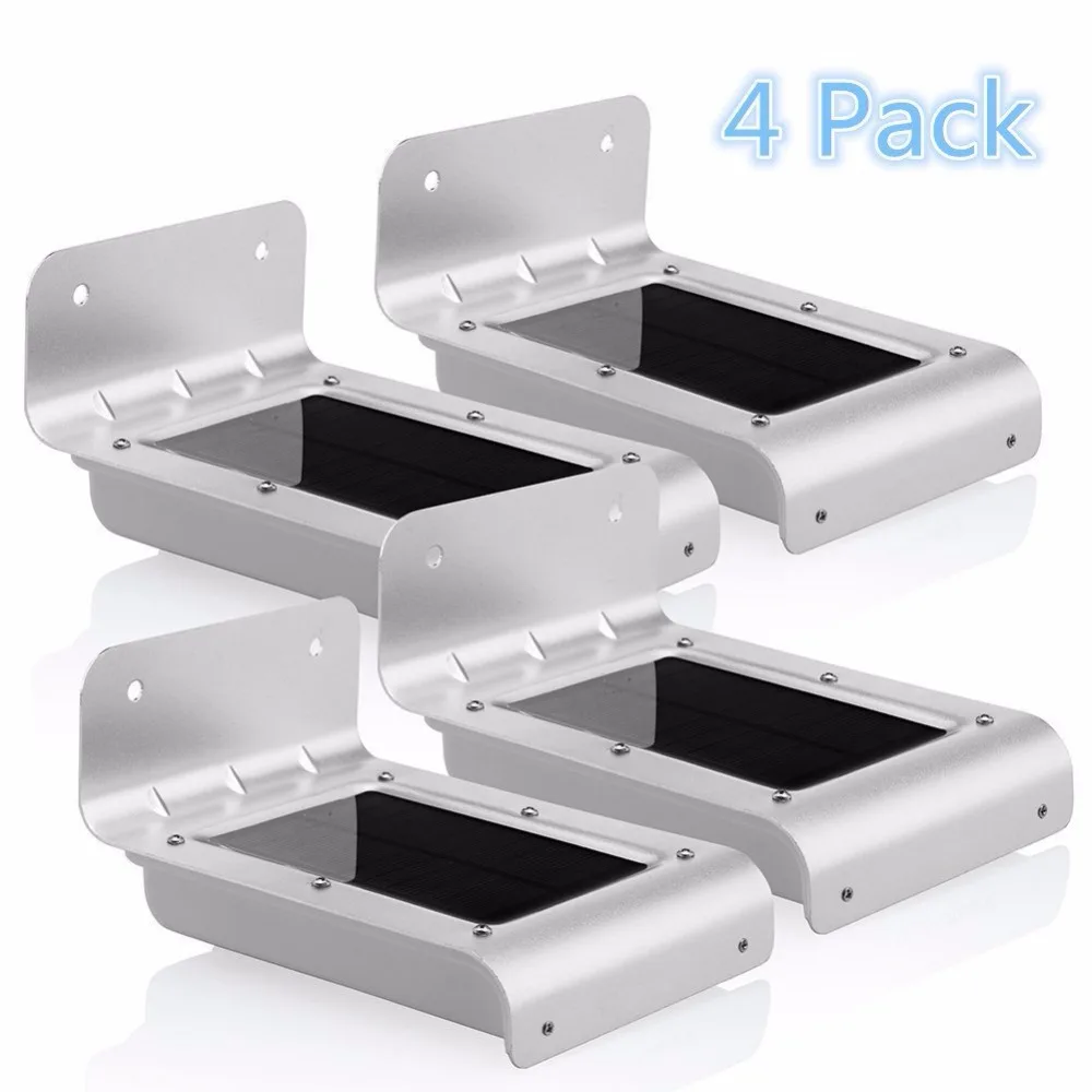 

16 LED Solar Light 4-Pack Outdoor Lights Waterproof Energy Saving Wall Light Motion Sensor Led Solar Light for Garden Decoration