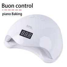 Max42W SUN 5 УФ светодиодная лампа для сушки ногтей 21 светодиодный ЖК-дисплей с 10 s/30 s/60 s/99 s прочный профессиональный аппарат для всех гель-лаков