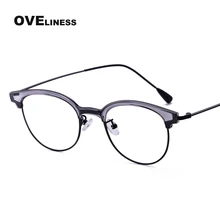 Рецепт Очки Рамки модные Винтаж оптический Рамки бабочка Очки для чтения для женщин Для женщин Clear оптический близорукость Очки Рамки
