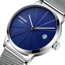 2017 BINGER Mens Watches Luxury Brand automatic mechanical Men Watch Sapphire Wrist Watch Male Japan Movemt reloj hombre 5079-5