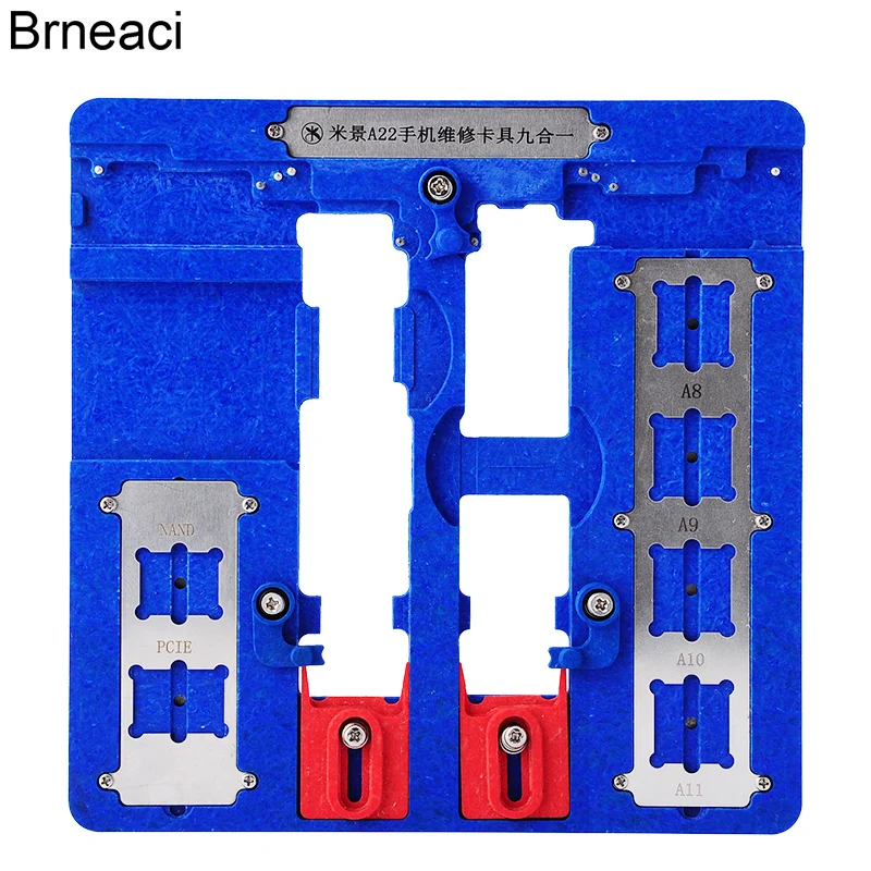 

Brneaci Mobile Phone Mainboard Repair Fixture for iPhone 6 6P 6S 6SP 7 7P 8 8P High Accuracy Repair Tool