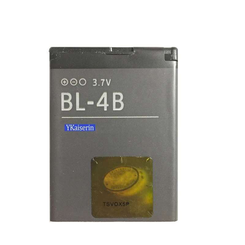 Ykaiserin мобильного телефона Батарея BL-4B 700mAh Для Nokia N76 5000 5320XM 7070 2505 2630 2660 2760 7088 2730 6111 N75 BL 4B