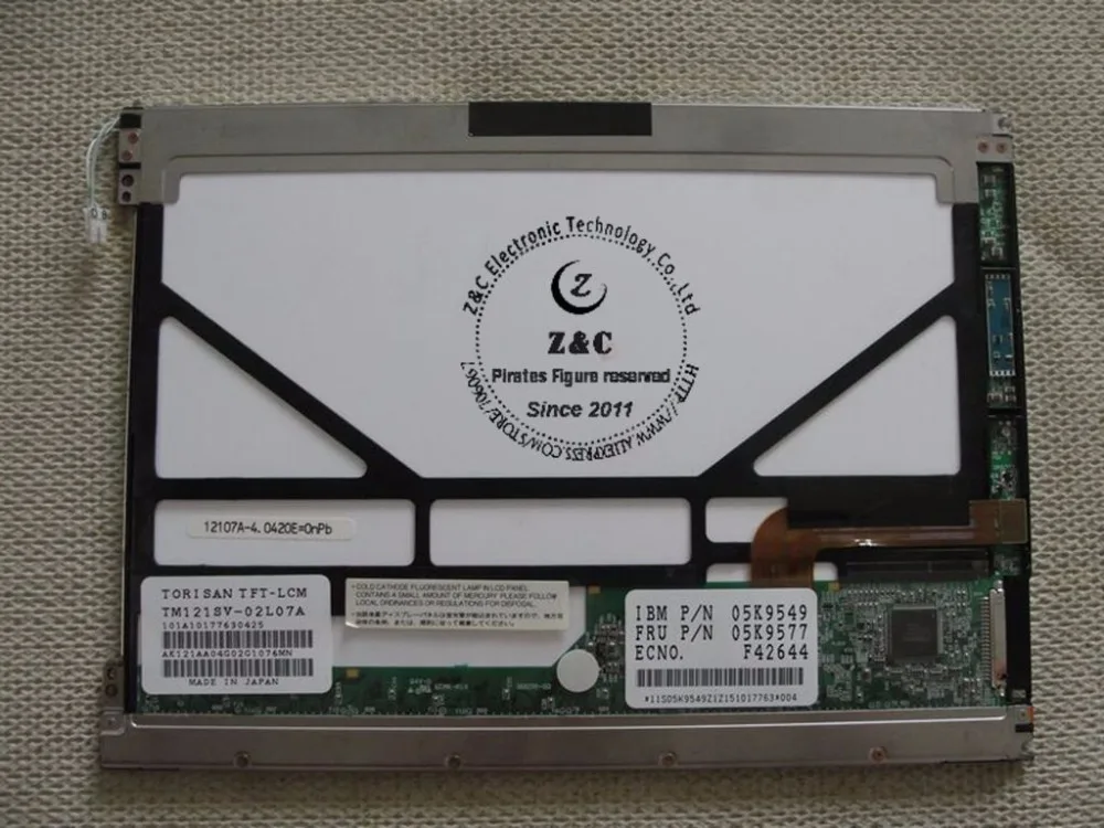 TM121SV-02L11 TM121SV-22L11A Original A Grade 12.1 inch LCD Display by Torisan