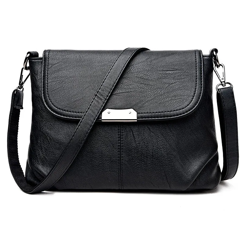 Kajie женские сумки Дизайнер Высокое качество из искусственной кожи роскошные сумки небольшой shell кошельки женские сумки известных брендов - Цвет: black