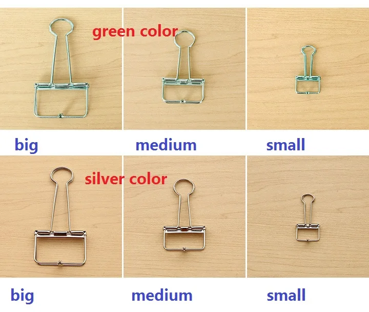 1 шт., корейские креативные Простые полые цветные металлические зажимы для бумаги, для заметок, складные зажимы, зажимы для скрепок, золотые, фиолетовые, серебристые, зеленые
