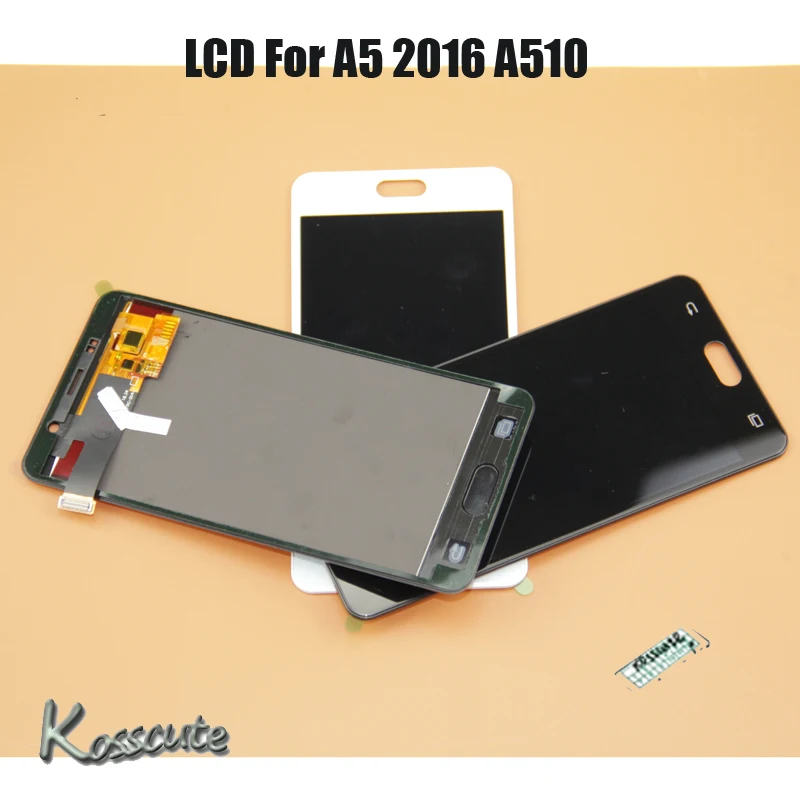 LCD for SAMSUNG Galaxy A5 2016 Display A510 A510F A510M SM-A510F Touch Screen Digitizer Replacement adjustable bright | Мобильные