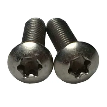 

Titanium Bolt M3 *6/8/10mm Truss Head Torx Socket Drive Ti Bolts Original Grey Color Titanium Screw Round Ti Fasteners 20pcs