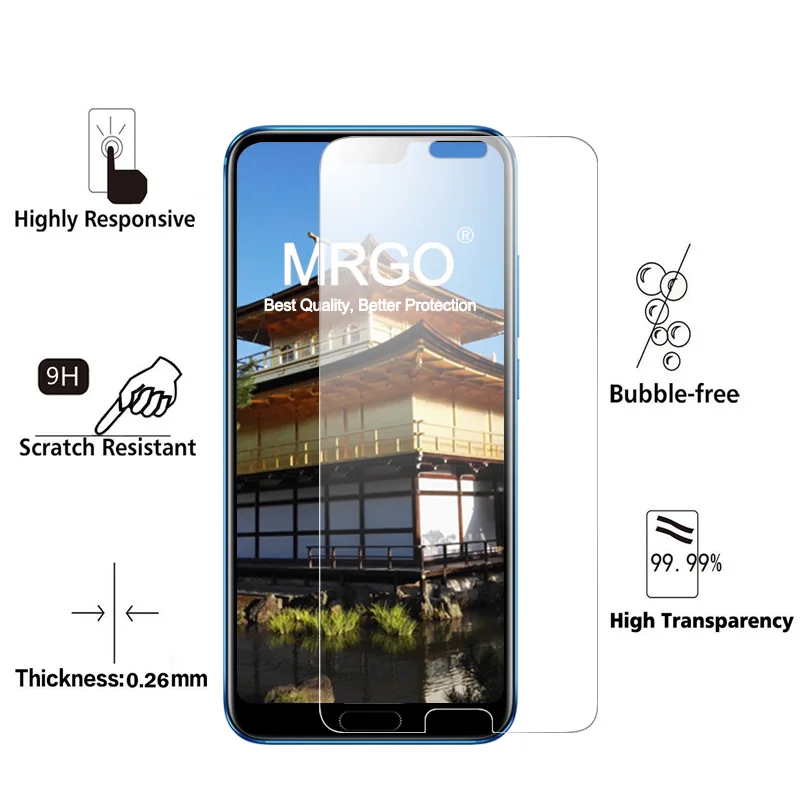Закаленное стекло MRGO для huawei Honor 10, защита экрана 9H 2.5D, Защитное стекло для телефона huawei Honor 10, стекло