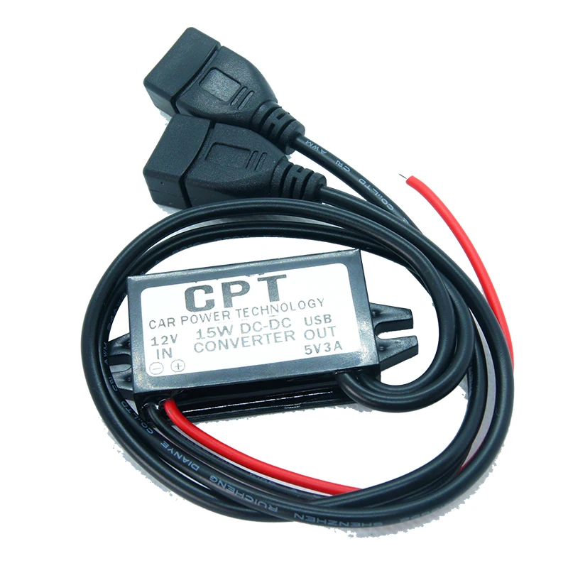 

Waterproof DC/DC Converter Regulator 12V to 5V 3A 15W Car Led Display Power CPT power Step Down