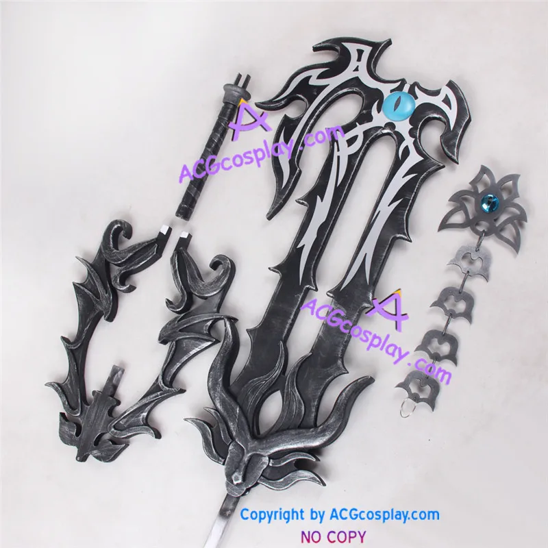 Реквизит для косплея из ПВХ Kingdom Heart Master Xehanort's Keyblade|cosplay props|keyblade cosplaykingdom hearts cosplay