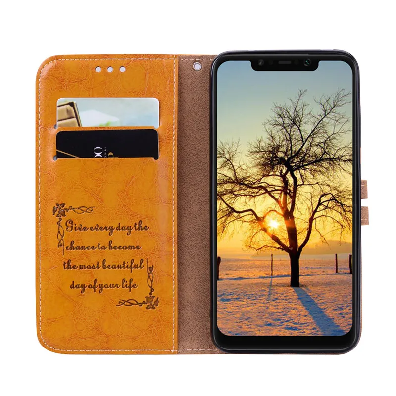 Чехол Кошелек для Xiaomi Pocophone F1 Redmi 6A 6 Pro S2 5X A2 6X мягкий флип чехол Mi A1 кожаный