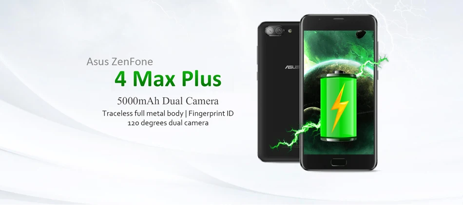 Смартфон ASUS Zenfone 4 Max Plus X015D, 5,5 дюймов, Android 7,0, 3 Гб ОЗУ, MT6750, отпечаток пальца, ID, аккумулятор 5000 мАч, мобильный телефон