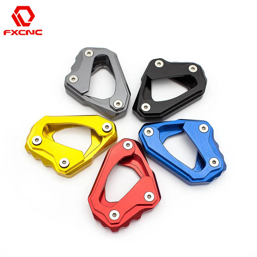  For YAMAHA MT-10 / FZ-10 mt10/fz10 2016-2018 2017 Aluninum Motorcycle Side Stand Pad Plate Kickstan