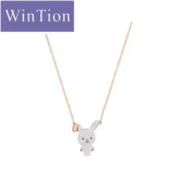 WinTion SWA ожерелье стерлингового серебра креативные милые Колье серебряное циркон кулон ювелирных изделий звезды подарок