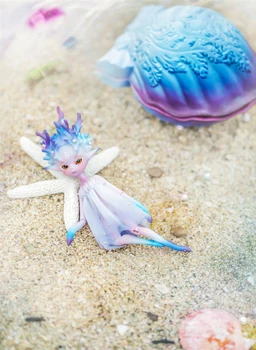 

1/8 bjd Coral or seashells dolls toys sd Model Girls Boys nude doll High Quality resign Toys Figures