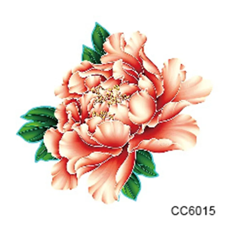 

Mini Body Art waterproof temporary tattoos for women individuality flower design flash tattoo sticker Free Shipping CC6015