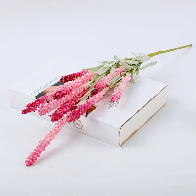 15 головок Искусственные Лавандовые цветы для домашнего сада декор вечерние свадебные любимые букет искусственных цветов подарок - Цвет: 1