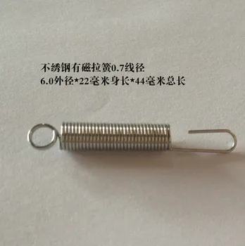 

Spring tension 0.7mm diameter outside diameter 6mm stainless steel small precision custom tension spring