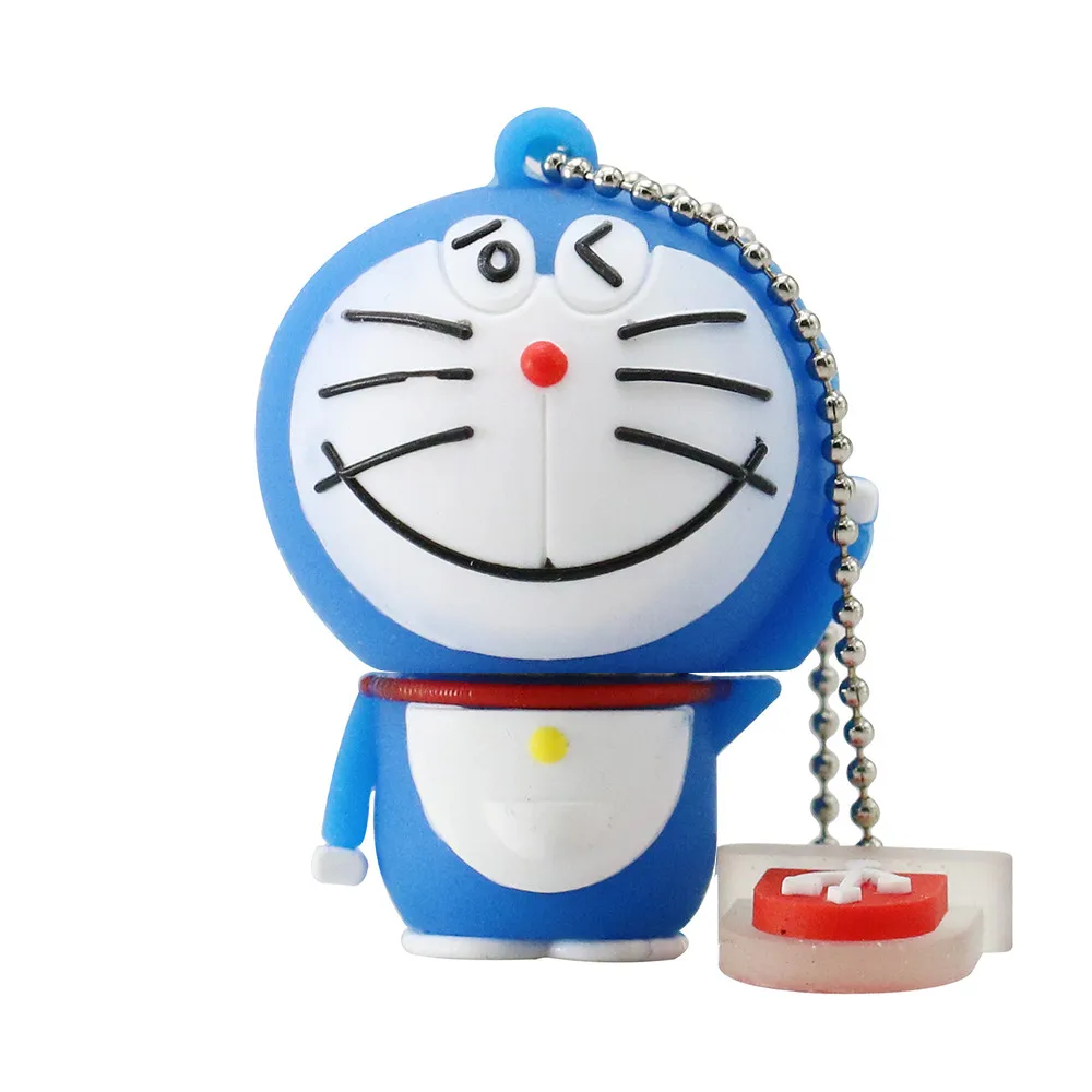 USB 2,0 флеш-накопители мультфильм Doraemon Cat карта памяти, Флеш накопитель 4 ГБ 8 ГБ 16 ГБ 32 ГБ 64 ГБ 128 Гб флешки Usb-флэш-диск подарки