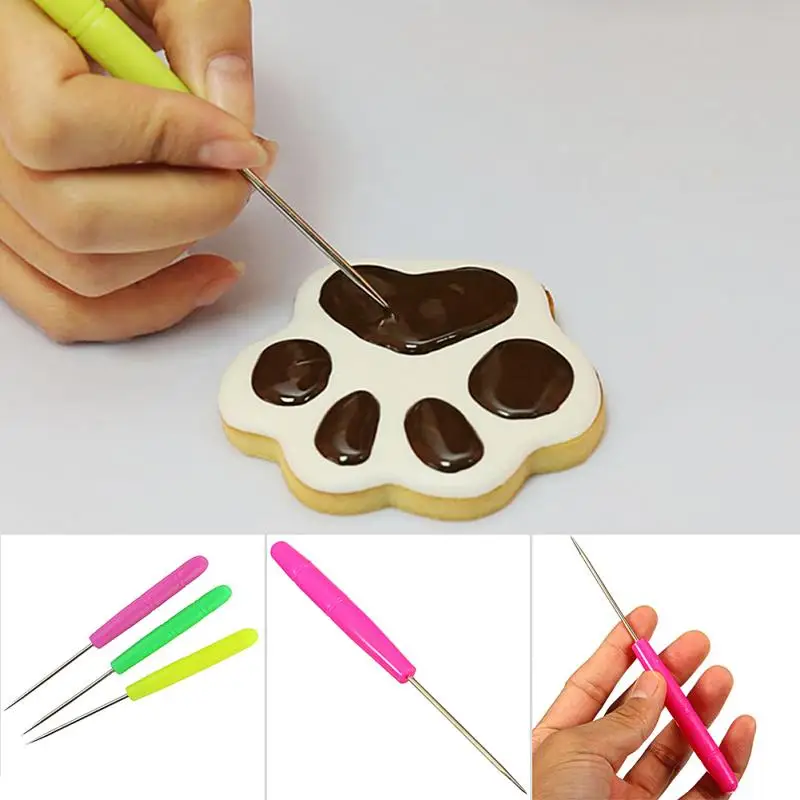 

Wholesale Bakery Stainless Steel Needle Whisk Stainless Steel Baking Tools Stir Biscuit Lcing Sugar Needle Baking Pastry Tools