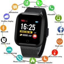 BANGWEI Mesh belt Smart Sport Watch IP68 Waterproof Smart Watch Blood Pressure Heart rate Monitor Fitness Watch For Android ios