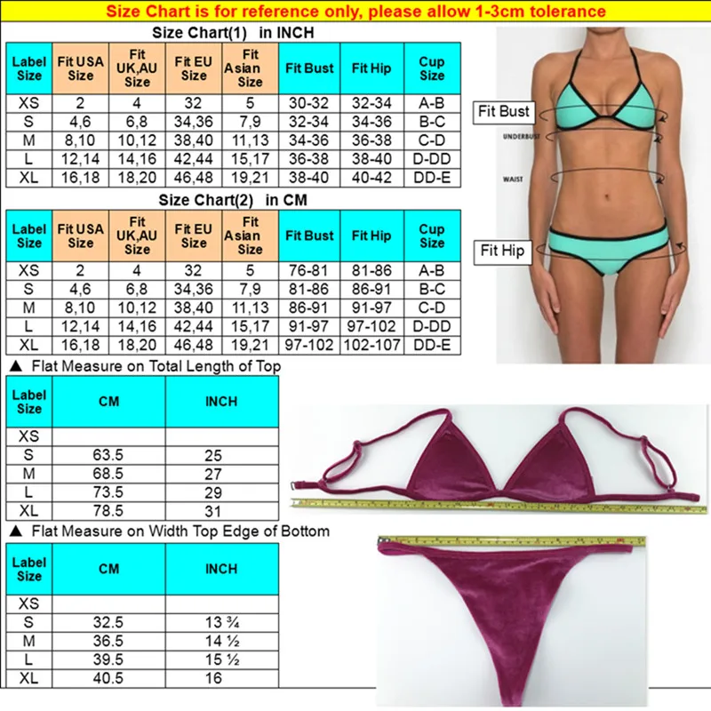 bikini shorts set Velvet Bikini Set 2020 Women Swimsuit Monokini Bodysuit Swimming Suit Bathing Suits Swim Halter Thong Beach Swimwear Cikini bikini set sale