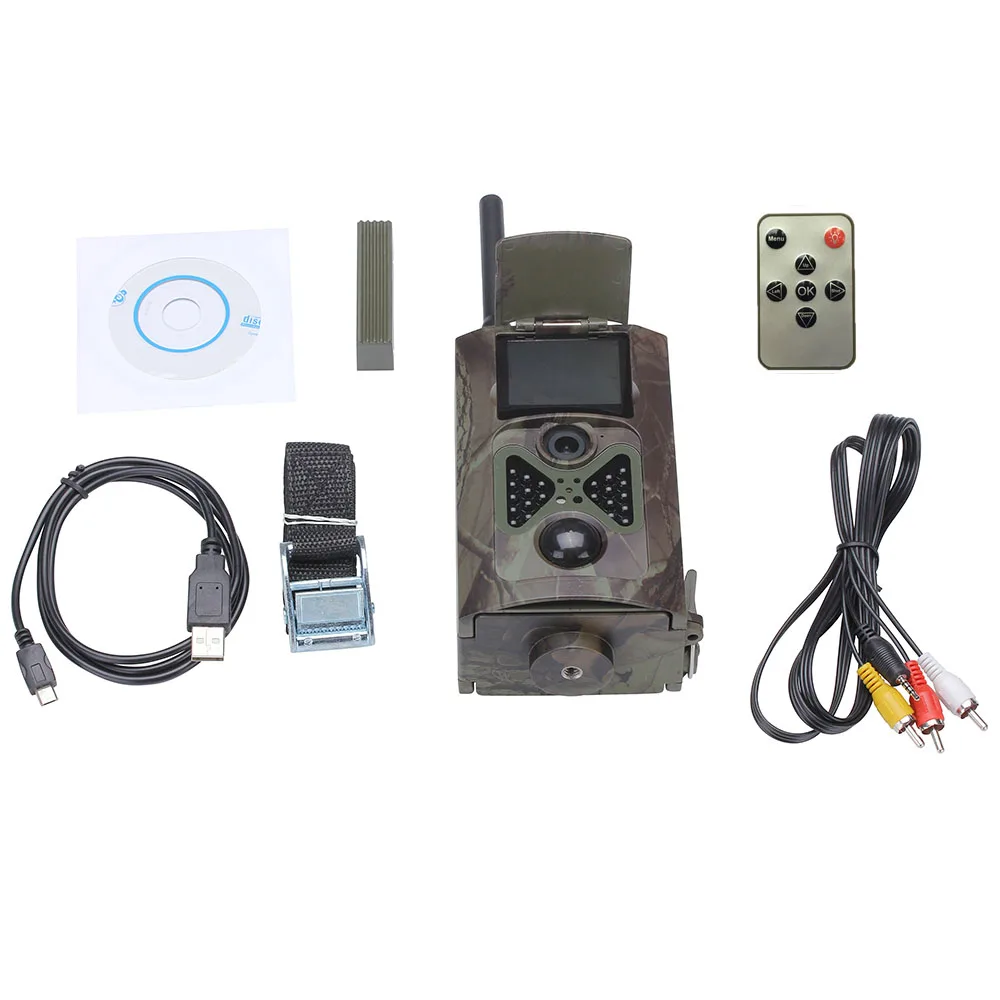 Охотничья камера HC550M 2G GPRS MMS 16 МП 1080P 120 градусов PIR нм Инфракрасная наблюдения за