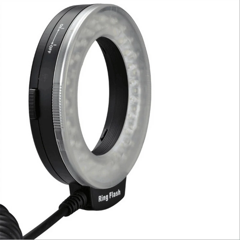 

New Ring Flash Macro LED Ring Flash with LCD Display Power Control for Camera SLR Cameras DOM668