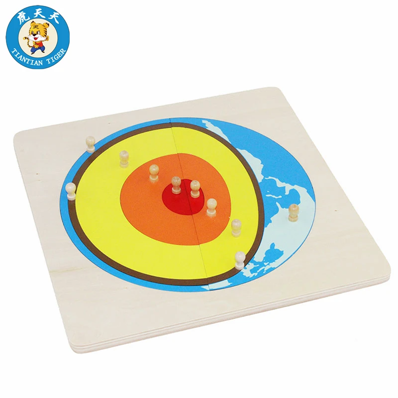  Montessori Geography Baby Kids Toys Solar Core Grasping Puzzle Early Educational Preschool Teaching - 32881833160